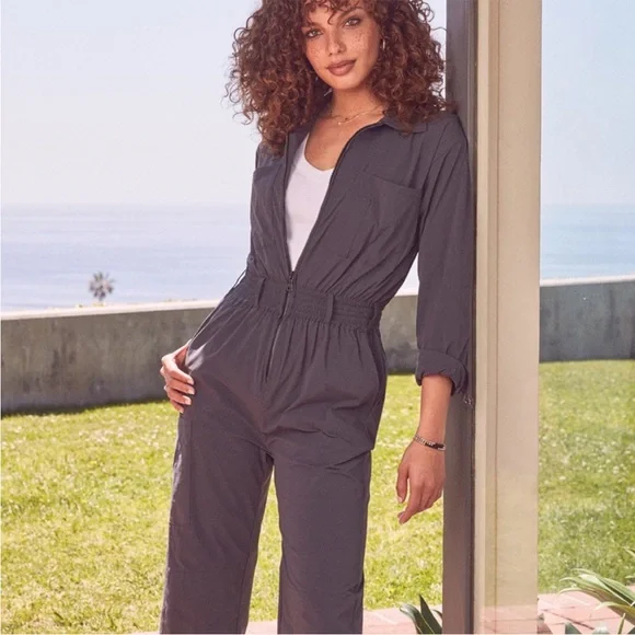 🎉HP🎉Rivet Utility Artist Long Sleeve Jumpsuit